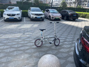 大行（DAHON） 412折叠自行车14英寸单速超轻迷你铝合金学生成人单车BYA412 银色 实拍图