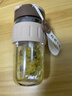 物生物（RELEA）玻璃杯女士水杯大容量高颜值咖啡杯吸管杯花茶杯学生杯子生日礼物 实拍图