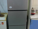 海尔「真省电」251L三门家用小户型冰箱抗菌净味一级能效风冷无霜星辉银BCD-251WGHC3E7WV(银)国家补贴 晒单实拍图
