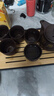 正扬紫砂茶具小套装家用功夫茶杯茶壶泡茶器全套办公室客厅喝茶盘整套 紫砂/龙壶（荷韵）+六杯+长方（条纹）黑 实拍图
