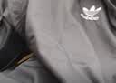 adidas复古风休闲梭织立领夹克外套男女秋季阿迪达斯官方三叶草   深灰   S 实拍图