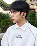蔡司（ZEISS）镜片近视眼镜男款可配度数防蓝光辐射超轻纯钛半框变色散光眼镜框 【高端钛材】中框-黑银 眼镜框（免费试戴   七天无理由退换） 实拍图
