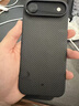 PITAKA适用苹果iPhoneAir手机壳MagSafe磁吸凯夫拉芳纶碳纤维纹高级感超薄编织裸机手感保护套 黑灰 实拍图