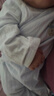 贝瑞加（Babyprints）宝宝连体衣2件装婴儿纯棉衣服四季薄款家居内衣透气爬服 白蓝66 实拍图