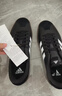 adidas「T头鞋」VL COURT CLASSIC板鞋德训鞋男女阿迪达斯轻运动 黑色/白色 (推荐女生选小半码)   40.5 实拍图