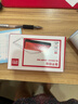 得力（deli）138*86mm方形快干印台印泥 清晰印记 财务用品办公用品内盘面116*66mm 红色9864ES 实拍图