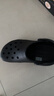 卡骆驰（CROCS）檀健次同款经典洞洞鞋轻便百搭女沙滩鞋包头拖鞋男鞋|10001 黑色-001(含智必星) 37 /38(230mm) 晒单实拍图