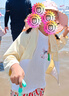 唐狮（TonLion）儿童休闲裤夏季户外凉感裤子夏装薄款梭织工装长裤 粉红色 140 实拍图