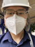 霍尼韦尔（Honeywell）H950口罩KN95防飞沫花粉柳絮粉尘沙尘暴头戴式 薄款透气50只/盒 实拍图