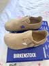 BIRKENSTOCK勃肯德国进口男女款牛皮绒面革软木London低帮休闲鞋 棕色窄版1010504 39 实拍图