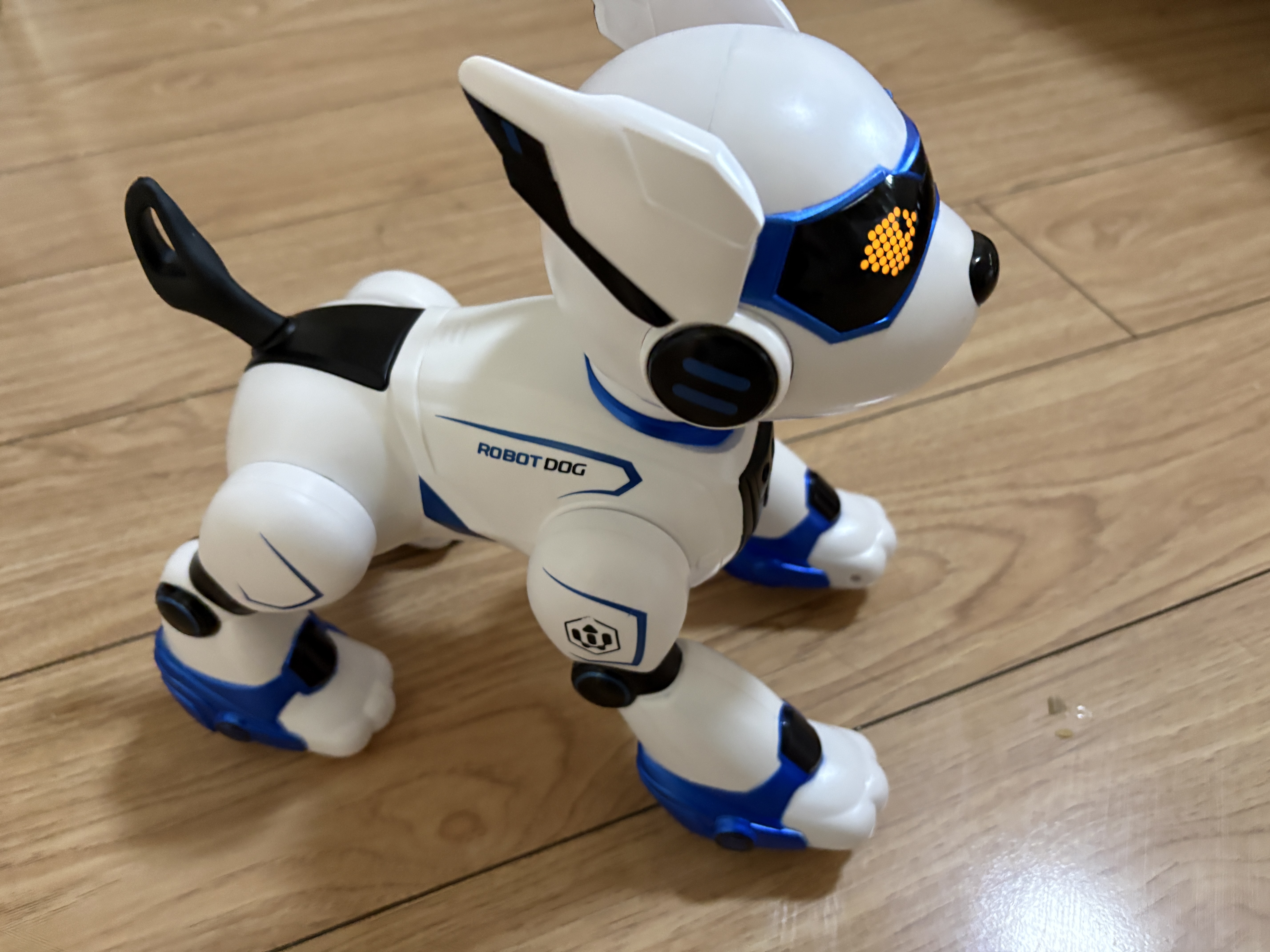 JJRC儿童早教声控智能ai机器狗玩具男孩1-3岁宝宝2-6岁小孩仿生机器人 宝石蓝N3【遥控+手控+声控模式】 送两岁二到三岁2孩子生日礼物 实拍图