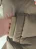 保姆鹅 儿童羽绒服宝宝短款加厚白鸭绒外套男童女童保暖防风冬[NG2637] 龙葵褐 140 实拍图