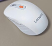 联想（Lenovo）无线蓝牙双模充电鼠标 蓝牙5.0/3.0 便携办公鼠标人体工学设计 Howard Mouse 2022充电版樱花白 实拍图