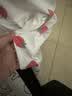 H&M童装女婴裙子2026夏季新款棉质飞袖印花洋气连衣裙1315438 白色/草莓 110 56 (3-4Y) 实拍图