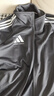 阿迪达斯（adidas）外套男女春季跑步运动立领拉链夹克外套运动服 黑/白 XL 实拍图