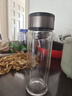 【京东物流配送】高硼硅双层玻璃杯大容量泡茶杯水杯子茶水分离杯 【双层加厚】茶杯350ml1只 实拍图