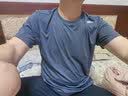 斯凯奇（Skechers）夏季冰丝速干短袖t恤男士青少年休闲服跑步运动透气新款健身上衣 -026R奥德赛灰【冰丝速干】 2XL /185 （推荐160-180斤） 实拍图