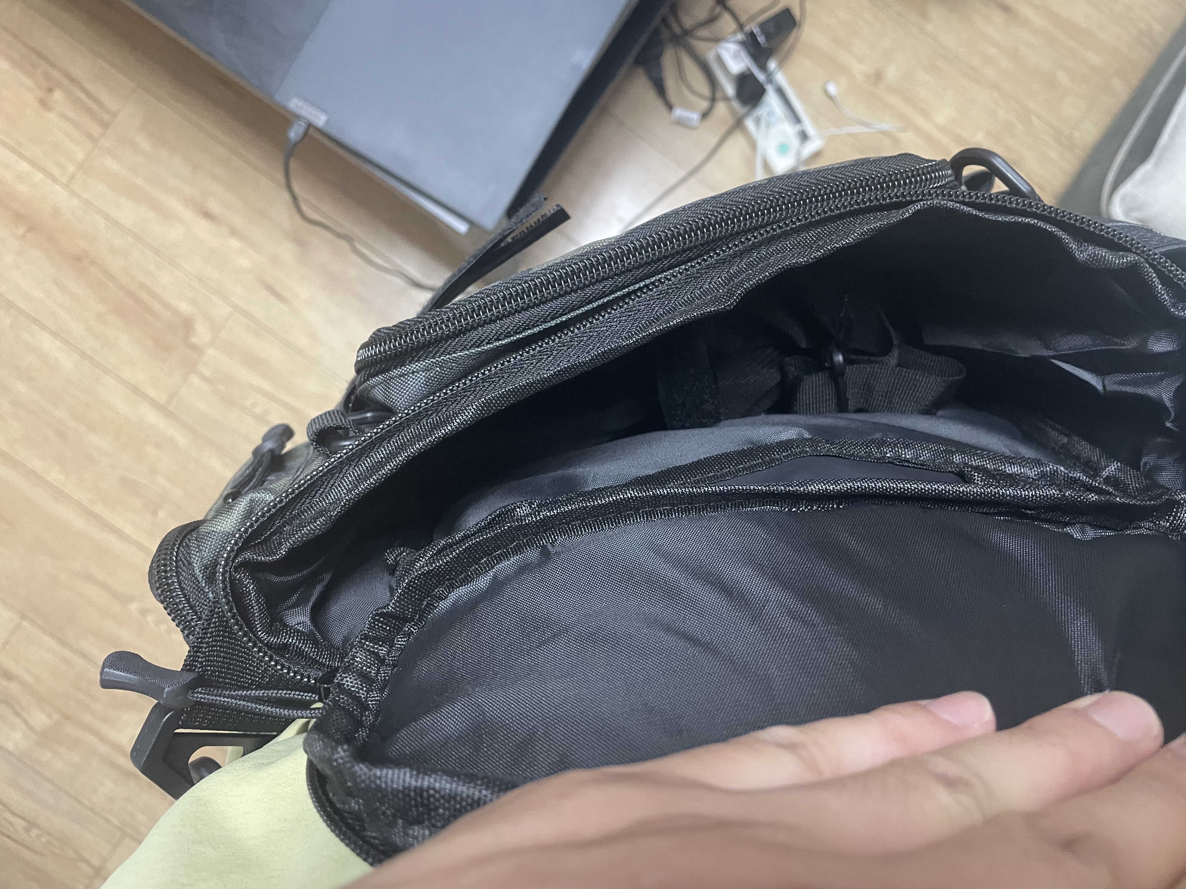 路亚包溪流钓鱼包多功能腰包防水渔具包战术背包斜挎包 特惠迷彩 实拍图