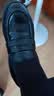 达芙妮英伦风黑色小皮鞋女2026新款秋季粗中跟乐福鞋通勤工作单鞋一脚蹬 实拍图