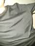 布先生春夏季短袖T恤男士纯棉小白T纯色内搭打底衫 黑色 2XL(185) 实拍图