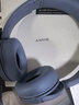 索尼（SONY）WH-CH520 舒适高效无线头戴式蓝牙耳机 舒适佩戴 音乐耳机 蓝色 618 苹果耳机 实拍图