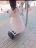柏思图（besintu）电动儿童智能平衡车3-6-12岁体感10岁到15岁以上座椅成年人站座两轮双轮自动手扶越野新款自平行车 运动版白【三控+座椅APP+炫光轮】 实拍图