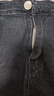 罗蒙（ROMON）男士牛仔裤男夏季商务休闲裤男弹力直筒男裤薄款深档直筒长裤高腰 黑色+深蓝【夏季】 冰丝款 31 【腰围2尺4建议115-125斤】 实拍图
