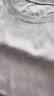 拇指白小T二代三防水光魔术男女士短袖T恤夏季纯棉经典上衣 白小T蓝女 3XL 实拍图