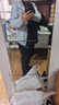 木林森（MULINSEN）防晒衣男士轻薄速干冰丝钓鱼服透气弹力皮肤衣夹克男装 浅灰 XL 实拍图