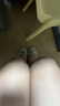 ZHR女鞋浅口单鞋女春秋粗跟通勤妈妈皮鞋2026新款船鞋女AH378杏色38 实拍图