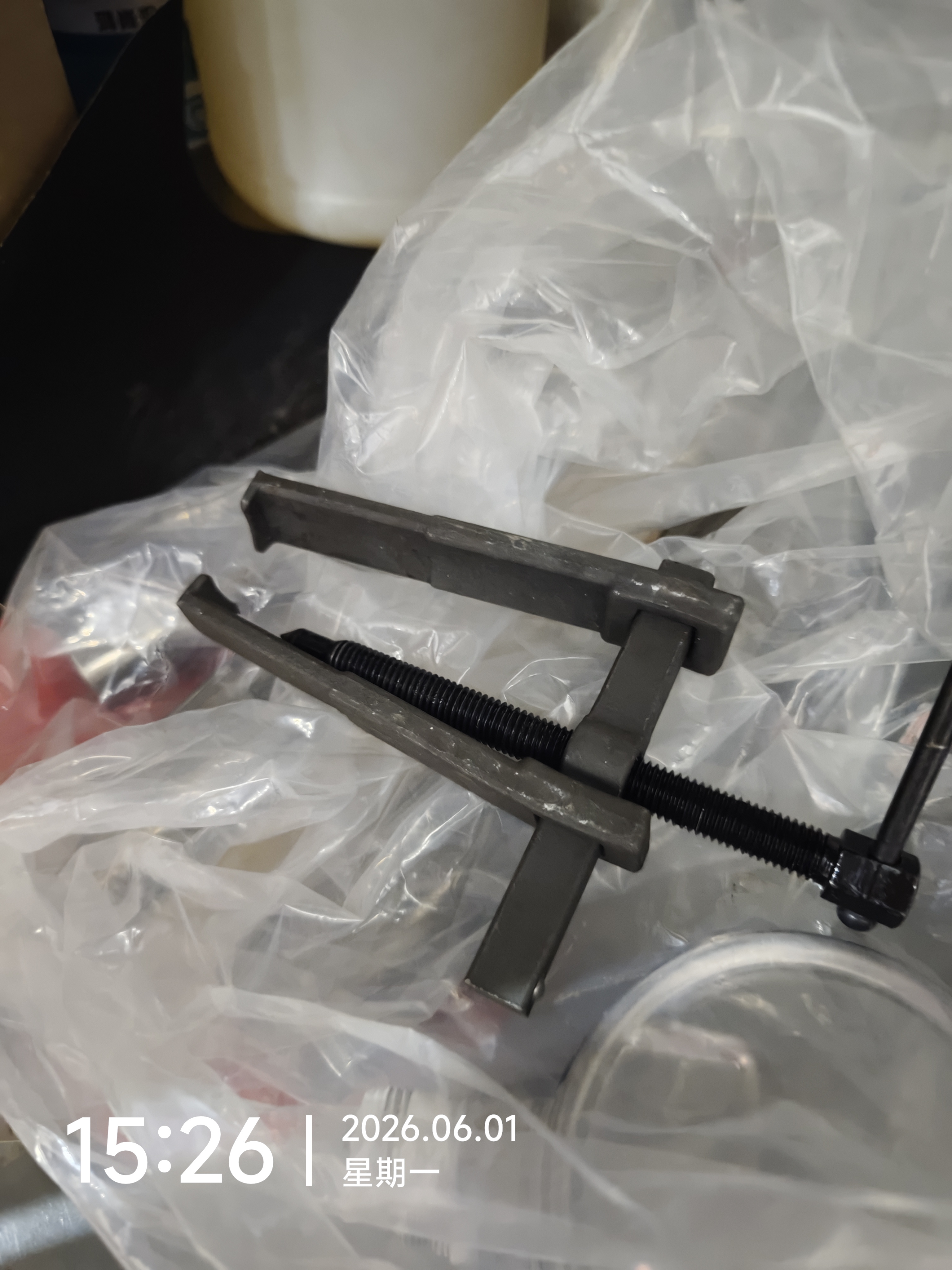 正齐6寸两爪拉马拆卸工具轴承拔卸器二爪拉码拔轮器内多功能万能拆抓 实拍图