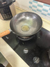 章丘铁锅正宗手工锻打铁锅无涂层物理不粘锅炒锅老式家用炒菜锅厨具轻音 标准版古法原色(未干烧） 30cm 实拍图