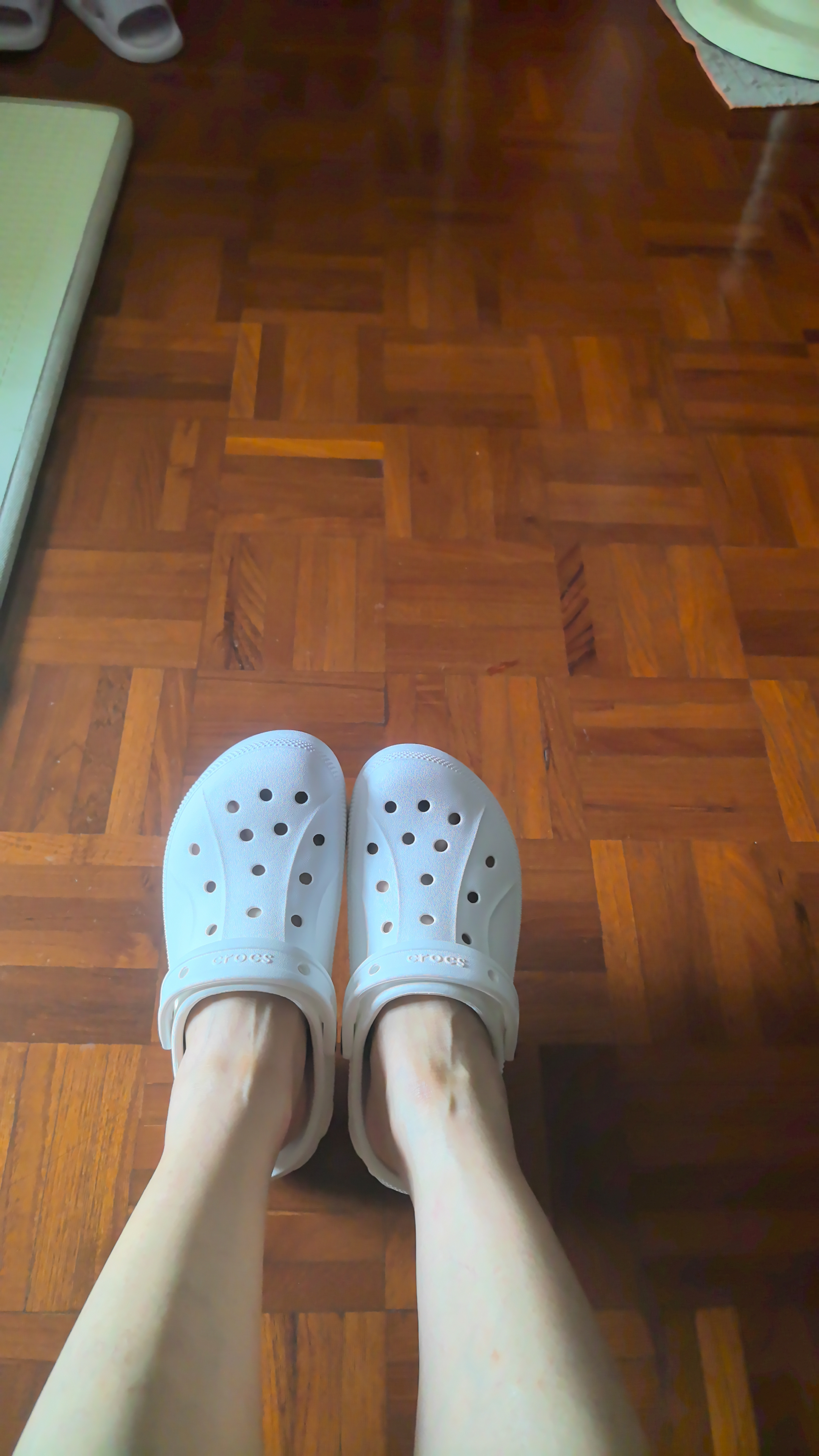 卡骆驰（CROCS）贝拉洞洞鞋沙滩鞋包头女鞋厚底拖鞋|210062 白色-100（含智必星） 36 (220mm) 37 实拍图