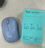 罗技（Logitech）M221 轻音鼠标 无线鼠标 办公鼠标 对称鼠标 带无线微型接收器 雾霭蓝 实拍图