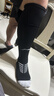 李宁（LI-NING）足球袜儿童长筒袜过膝防滑训练护腿板袜套高筒长袜子男 黑白-XL 实拍图