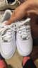 耐克NIKE女子空军一号AF1 百搭大童运动鞋DH2920-111白36 实拍图