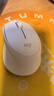 罗技（Logitech）M330 静音鼠标 无线鼠标 办公鼠标 右手鼠标 带无线微型接收器 白色 实拍图