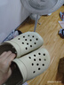 名创优品（MINISO）洞洞鞋男女夏季外穿沙滩凉鞋防滑厚底踩屎感包头凉拖鞋骨白42-43 实拍图