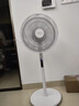 美的（Midea）【飓风节能】七叶柔风立式电风扇/家用轻音落地扇/台式小型风扇/大风力遥控定时摇头风扇 SAH35BSJ 实拍图