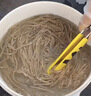 云山半0脂肪黑全麦荞麦面半干鲜面条低脂杂粮拌挂面代餐粗粮主食400g*2 实拍图