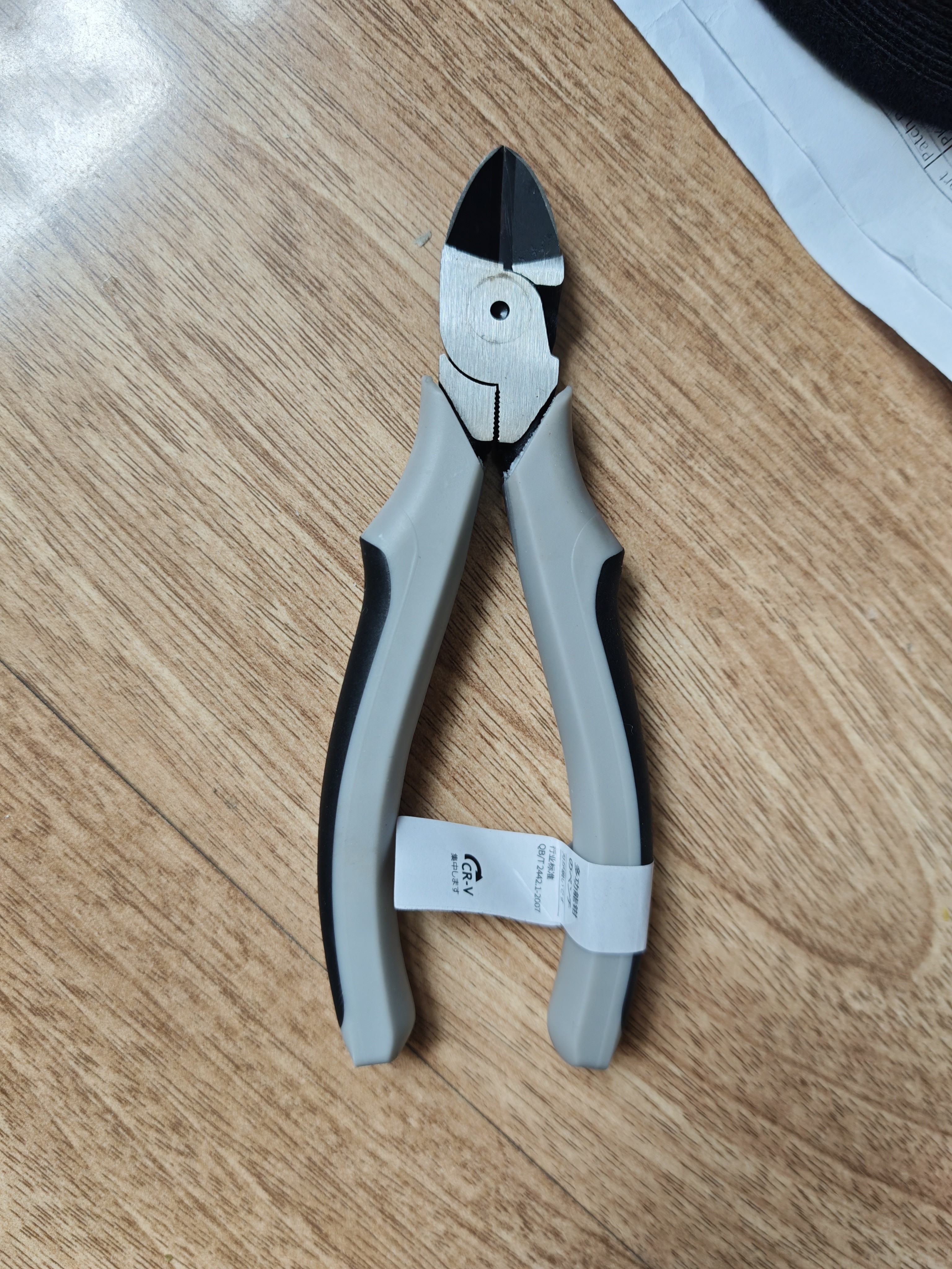 绿林（GREENER）能工水口钳斜口钳6寸模型剪钳电工钳工业级家用偏口钳斜嘴断线钳 实拍图