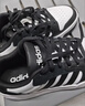 adidas ENTRAP美式校园风运动少年感复古篮球风板鞋男女阿迪达斯 白色/黑色   43 实拍图