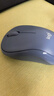 罗技（Logitech）M221 轻音鼠标 无线鼠标 办公鼠标 对称鼠标 带无线微型接收器 雾霭蓝 实拍图