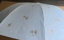 天堂伞 防紫外线晴雨伞三折 雨伞黑胶防晒太阳伞遮阳晴雨伞 净空蓝 实拍图