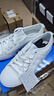 adidas NIZZA PLATFORM厚底增高运动帆布鞋女阿迪达斯三叶草 白   37 实拍图