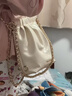 CHARLES&KEITH迷你菱格流浪包单肩斜挎双肩包包女包生日礼物送女友CK2-60782390 【S号】Cream奶白色 S 实拍图