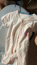 舒贝怡2件装婴儿衣服夏季薄款新生儿连体衣短袖哈衣儿童爬服粉色80CM 实拍图