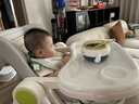 babycare宝宝餐椅6个月以上吃饭可折叠儿童座椅可移动婴儿成长椅 贝壳白 实拍图