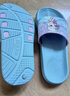 迪士尼儿童拖鞋夏宝宝女童洗澡防滑凉拖鞋小孩软底公主室内家居鞋 GE222651湖蓝 内长18cm 180 实拍图
