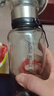 【送杯套】大容量加厚玻璃杯子便携杯茶水分离带杯套泡茶水杯 透明 1000ml吨吨桶 1只装 实拍图
